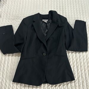 H&M| ladies black suit jacket~size 4